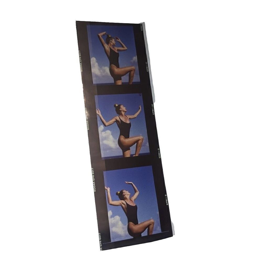 Kathy Ireland Triple Photo Slide‎ Swimsuit Model Catalog Production Picture (C5)